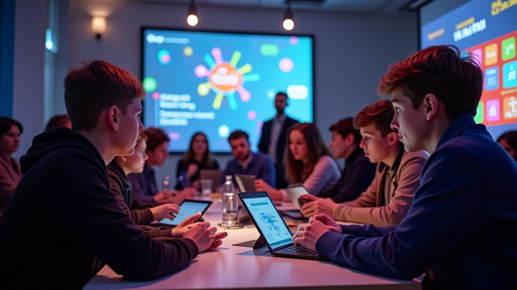 Õpilased esitlevad digitaalprojekti